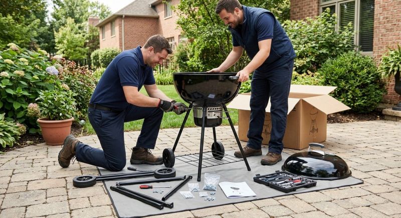 Charcoal Grill Assembly in Alpharetta, GA