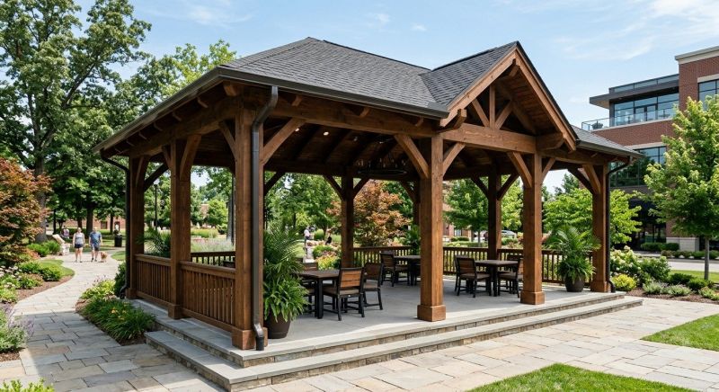 Commercial Gazebo Assembly in Olathe, KS